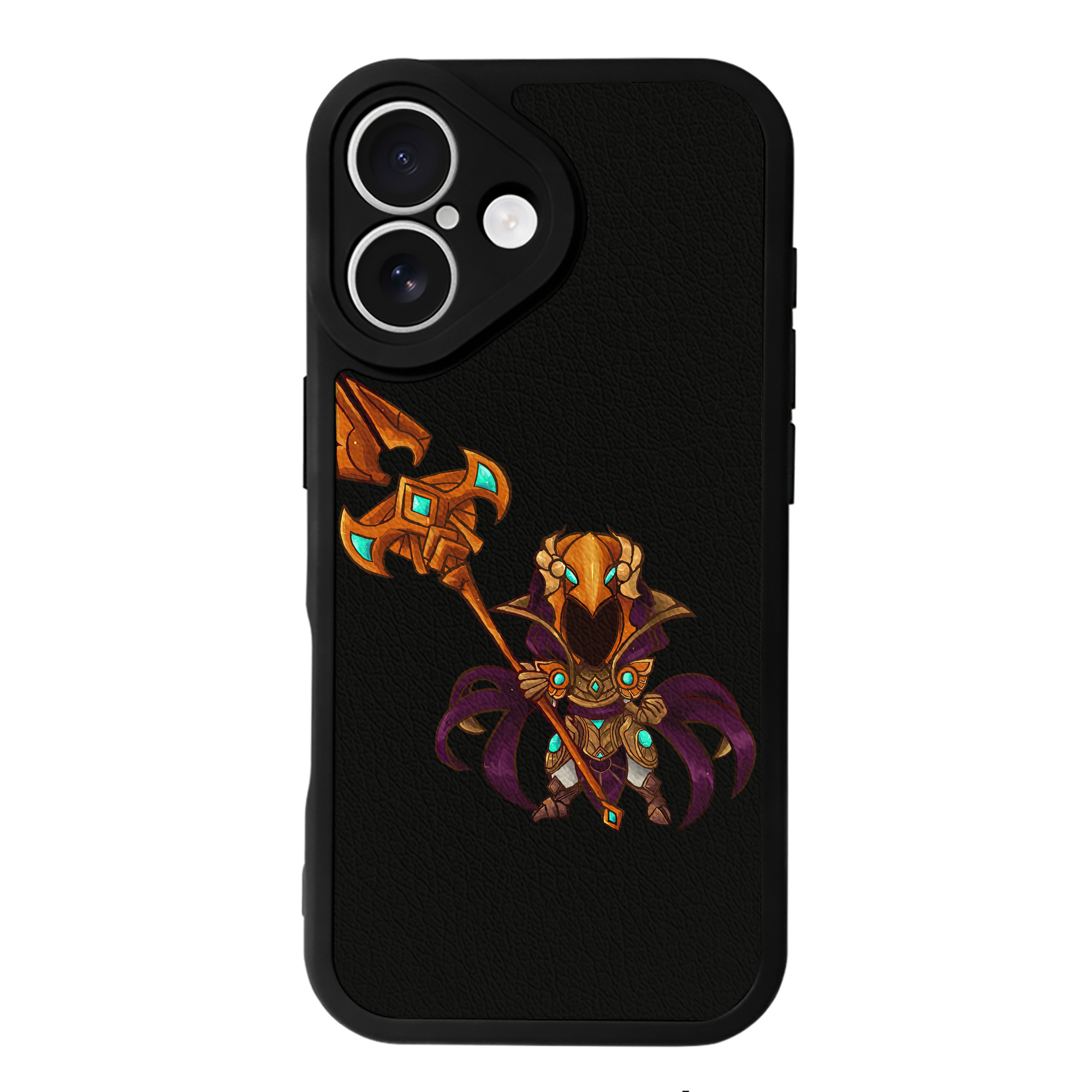 リーグ・オブ・レジェンド League of Legends LOL 【iPhone 16シリーズ対応】シリコンスマホケース（レザー調） 材質：シリコン